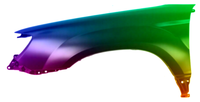 Kotflügel Links Passt zu Subaru Forester (SG) 2005-2008 Lackiert In Wunschfarbe