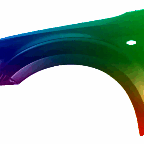 Kotflügel Links Passt zu Subaru Forester (SH) 2008-2013 Lackiert In Wunschfarbe