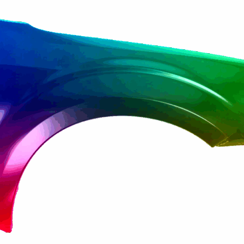Kotflügel Rechts Passt zu Subaru Forester (SH) 2008-2013 Lackiert In Wunschfarbe