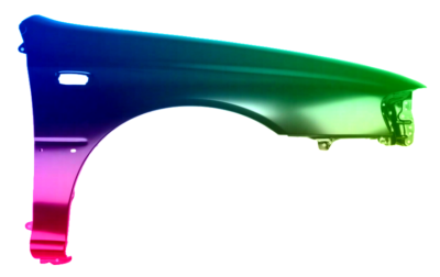 Kotflügel Rechts Passt zu Subaru Impreza (GC/GF) 1992-1997 Lackiert In Wunschfarbe