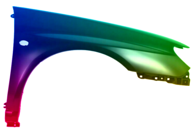 Kotflügel Rechts Passt zu Subaru Impreza (GD/GG) 2005-2007 Lackiert In Wunschfarbe