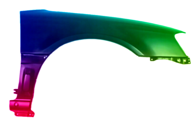 Kotflügel Rechts Passt zu Subaru Legacy (BE/BH) 1998-2003 Lackiert In Wunschfarbe
