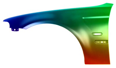 Kotflügel Links BMW 3 (E46/5) Compact 2000-2004 Lackiert In Wunschfarbe