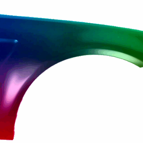 Kotflügel Rechts BMW 3 (E46/5) Compact 2000-2004 Lackiert In Wunschfarbe