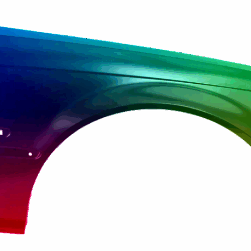 Kotflügel Rechts BMW 3 (E46) Coupe/Cabrio 1999-2003 Lackiert In Wunschfarbe