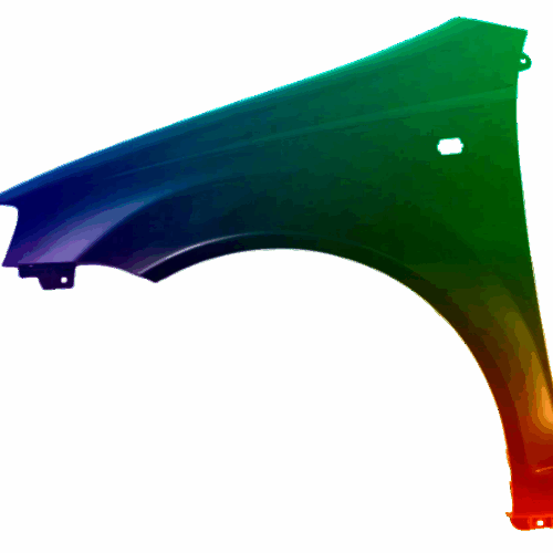 Kotflügel Links Chevrolet Aveo (T200) 2003-2006 Lackiert In Wunschfarbe
