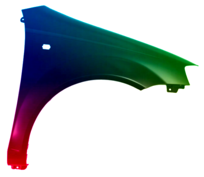 Kotflügel Rechts Chevrolet Aveo (T200) 2003-2006 Lackiert In Wunschfarbe