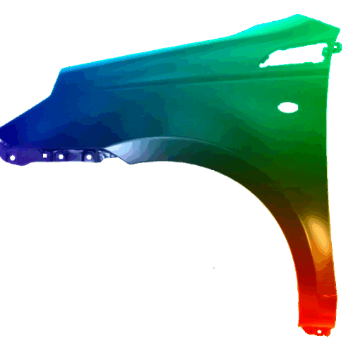 Kotflügel Links Chevrolet Aveo HB (T255) 2008-2011 Lackiert In Wunschfarbe