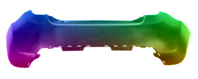 Für Chevrolet Spark (M300) Ab 2010 Stoßstange Hinten Lackiert In Wunschfarbe