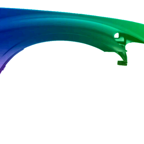 Kotflügel Rechts Chrysler PT Cruiser (PT_) 2000-2005 Lackiert In Wunschfarbe