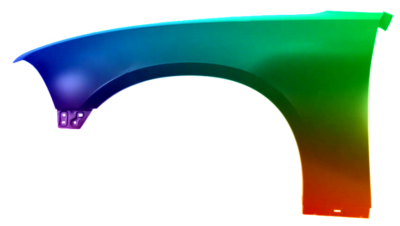 Kotflügel Links Dodge Charger 2010-2014 Lackiert In Wunschfarbe