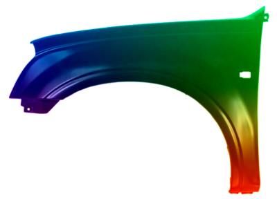 Kotflügel Links Isuzu D-Max 2002-2006 Lackiert In Wunschfarbe