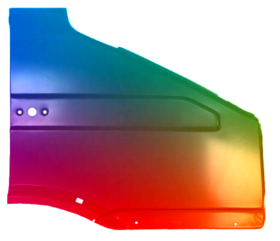 Kotflügel Rechts Iveco Daily 1990-1998 Lackiert In Wunschfarbe