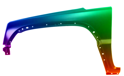 Kotflügel Links Jeep Cherokee/Liberty (KJ) 2001-2008 Lackiert In Wunschfarbe