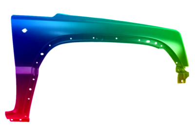 Kotflügel Rechts Jeep Cherokee/Liberty (KJ) 2001-2008 Lackiert In Wunschfarbe