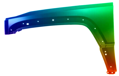 Kotflügel Links Jeep Cherokee (KK) 2007-2013 Lackiert In Wunschfarbe