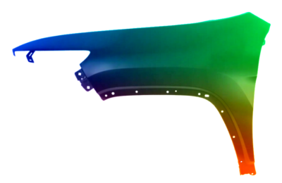 Kotflügel Links Jeep Cherokee (KL) 2013-2018 Lackiert In Wunschfarbe