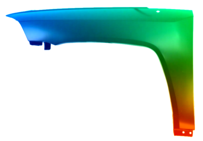 Kotflügel Links Jeep Compass (PK) 2007-2011 Lackiert In Wunschfarbe