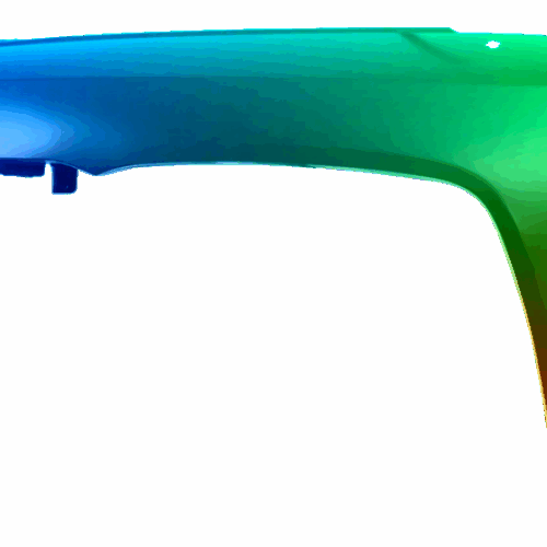 Kotflügel Links Jeep Compass (PK) 2007-2011 Lackiert In Wunschfarbe