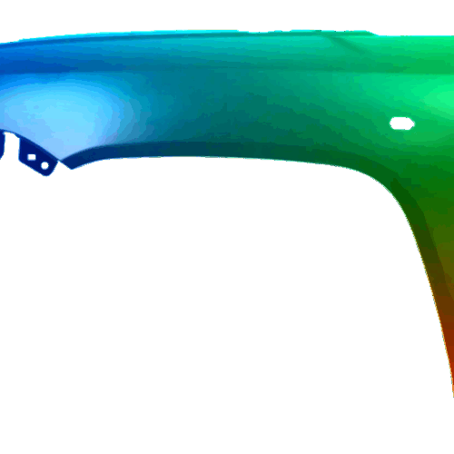 Kotflügel Links Jeep Compass (PK) 2011-2017 Lackiert In Wunschfarbe