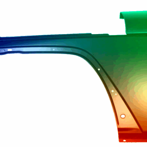 Kotflügel Links Jeep Wrangler (JK) Ab 2006 Lackiert In Wunschfarbe