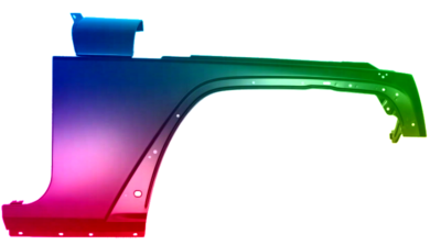 Kotflügel Rechts Jeep Wrangler (JK) Ab 2006 Lackiert In Wunschfarbe