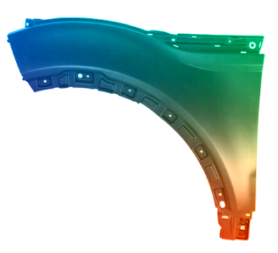 Kotflügel Links Land Rover Range Rover Evoque 2011-2015 Lackiert In Wunschfarbe