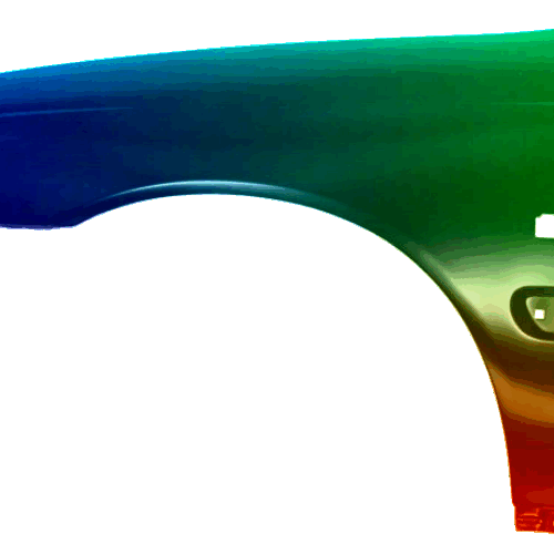 Kotflügel Links Rover/Mg 400 (RT) 1995-2000 Lackiert In Wunschfarbe