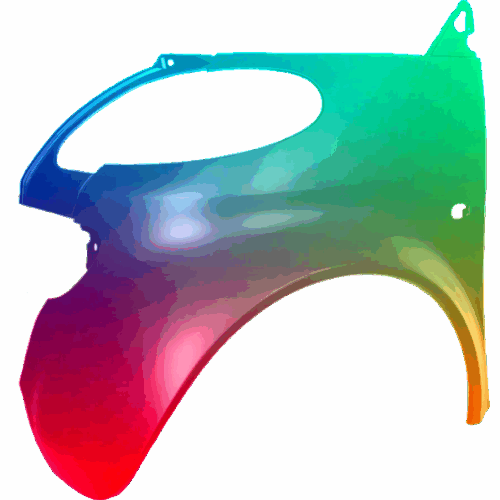 Kotflügel Links Smart Fortwo/City Coupe/Cabrio (MC01) 1998-2006 Lackiert In Wunschfarbe