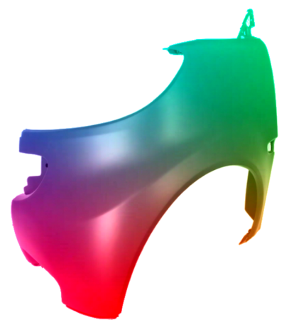 Kotflügel Links Smart Fortwo (W451) 2007-2014 Lackiert In Wunschfarbe