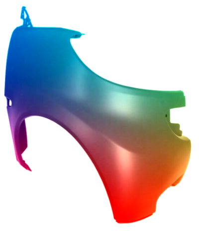 Kotflügel Rechts Smart Fortwo (W451) 2007-2014 Lackiert In Wunschfarbe