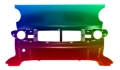 Für Smart Fortwo/City Coupe/Cabrio (MC01) 1998-2006 Stoßstange Vorne lackiert in Wunschfarbe