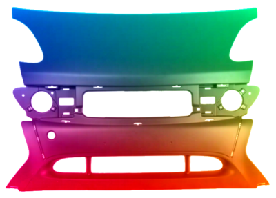 Für Smart Fortwo/City Coupe/Cabrio (MC01) 1998-2006 Stoßstange Vorne lackiert in Wunschfarbe