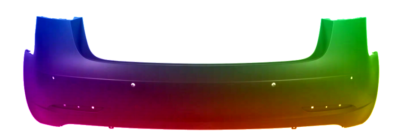 Für Tesla Model 3 2017-2023 PDC Stoßstange Hinten Lackiert In Wunschfarbe