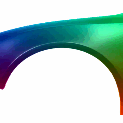 Kotflügel Links Audi A5/S5 (B8) 2011-2016 Lackiert In Wunschfarbe